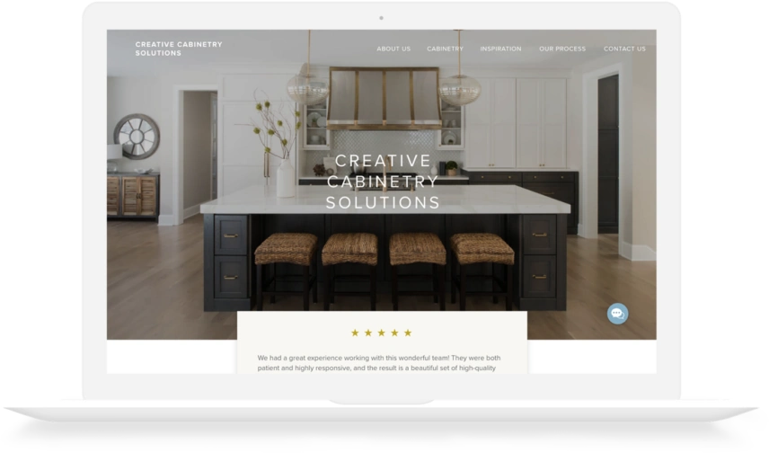 Creative Cabinetry Solutions Mockup 2