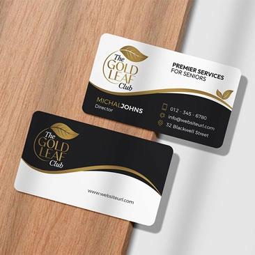 The Gold Leaf Club Buiseness Card